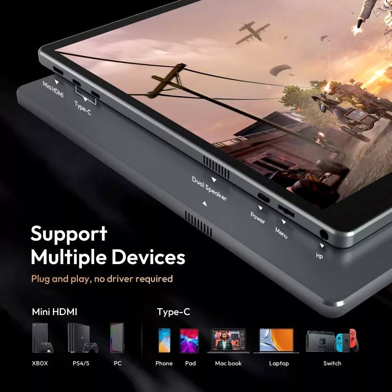 Зашто би требало да изаберете преносиви монитор од 16 инча 1200П за посао и путовања?